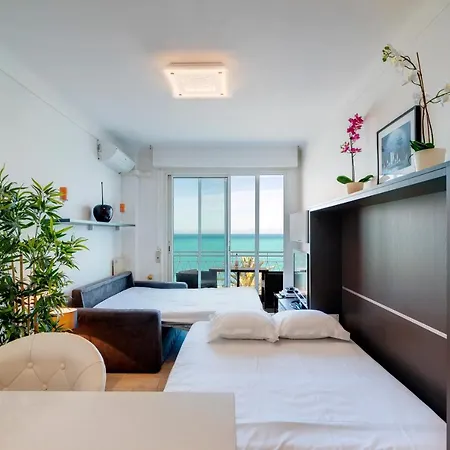 Large Vue Mer Studio Moderne 3p. Νίκαια