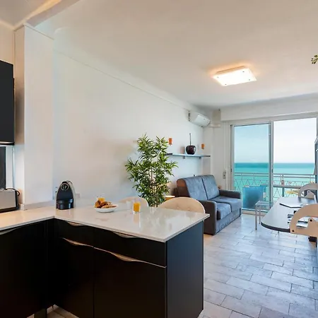 Large Vue Mer Studio Moderne 3p. Νίκαια
